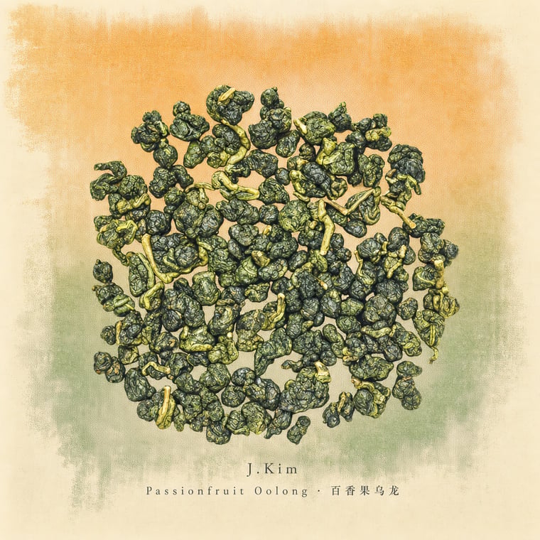 The design — Passion-Fruit Oolong