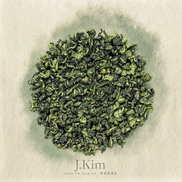 The design — Fruity Tie Guan Yin